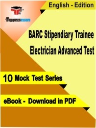 BARC Stipendiary Trainee Electrician Advanced Test PDF Book In English