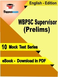 WBPSC Supervisor Prelims PDF Book In English