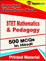 STET Mathematics & Pedagogy Exam Objective MCQ Book in Hindi