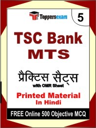 TSC Bank MTS  Exam Practice Set Book in Hindi