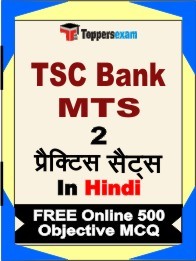 TSC Bank MTS  Exam Practice Set Book in Hindi