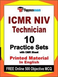 ICMR NIV Technician  Exam Practice Set Book in English