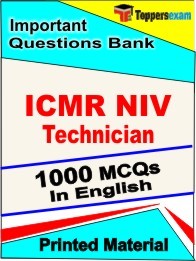 ICMR NIV Technician  Exam Objective MCQ Book in English