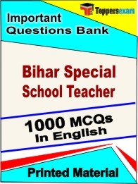Bihar Special School Teacher Exam Objective MCQ Book in English