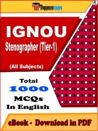 IGNOU Stenographer (Tier-1) PDF Book In English