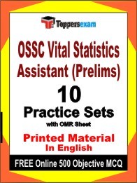 OSSC Vital Statistics Assistant (Prelims)  Exam Practice Set Book in English
