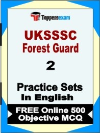 UKSSSC Forest Guard Exam Practice Set Book in English