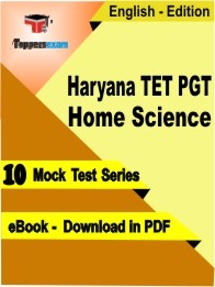 Haryana TET PGT Home Science PDF Book In English