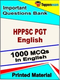 HPPSC PGT English Exam Objective MCQ Book in English