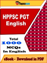 HPPSC PGT English PDF Book In English