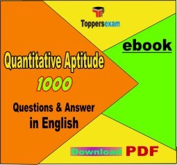Quantitative Aptitude Questions & Answer in English ebook
