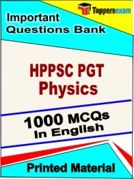 HPPSC PGT Physics Exam Objective MCQ Book in English