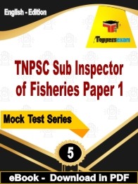 TNPSC Sub Inspector of Fisheries Paper 1 PDF Book In English