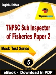 TNPSC Sub Inspector of Fisheries Paper 2 PDF Book In English
