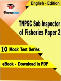 TNPSC Sub Inspector of Fisheries Paper 2 PDF Book In English