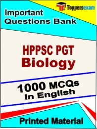 HPPSC PGT Biology Exam Objective MCQ Book in English