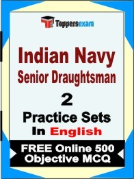 Indian Navy Senior Draughtsman  Exam Practice Set Book in English