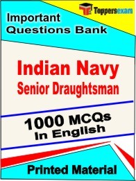 Indian Navy Senior Draughtsman  Exam Objective MCQ Book in English