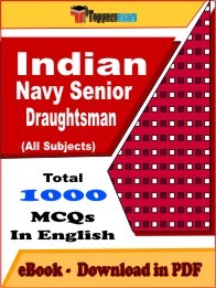 Indian Navy Senior Draughtsman PDF Book In English