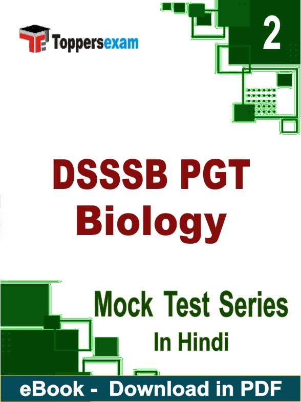DSSSB PGT Biology PDF Book In Hindi