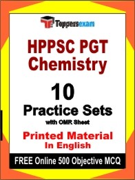 HPPSC PGT Chemistry Exam Practice Set Book in English