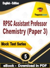 RPSC Assistant Professor Chemistry Paper 3 PDF Book In English