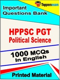 HPPSC PGT Political Science Exam Objective MCQ Book in English
