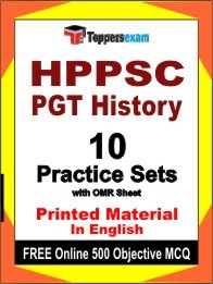 HPPSC PGT History  Exam Practice Set Book in English