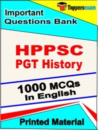 HPPSC PGT History  Exam Objective MCQ Book in English