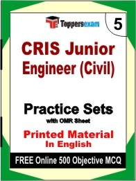 CRIS Junior Engineer (Civil) Exam Practice Set Book in English