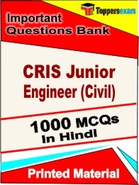 CRIS Junior Engineer (Civil) Exam Objective MCQ Book in Hindi