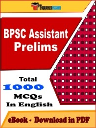 BPSC Assistant Prelims PDF Book In English