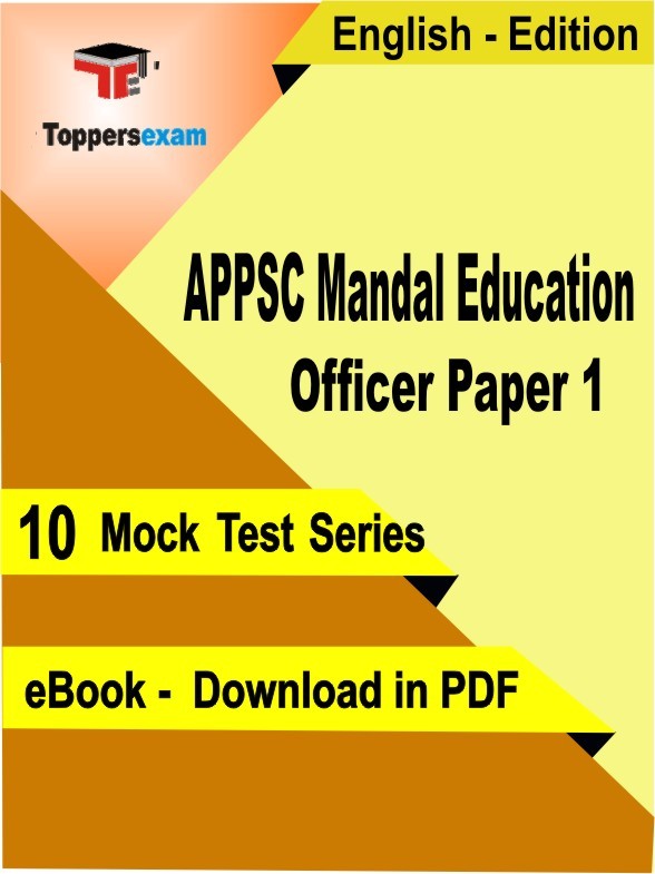 APPSC Mandal Education Officer Paper 1 PDF Book In English