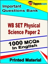 WB SET Physical Science Paper 2 Exam Objective MCQ Book in English