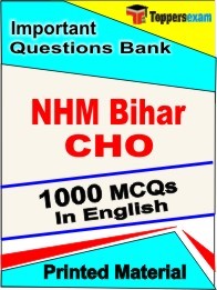 NHM Bihar CHO  Exam Objective MCQ Book in English
