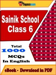 Sainik School Class 6 PDF Book In English