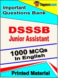 DSSSB Junior Assistant Exam Objective MCQ Book in English
