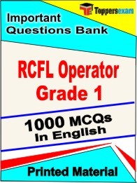 RCFL Operator Grade 1  Exam Objective MCQ Book in English
