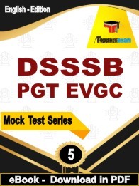 DSSSB PGT EVGC PDF Book In English
