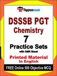 DSSSB PGT Chemistry  Exam Practice Set Book in English