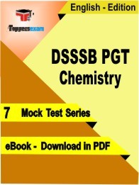 DSSSB PGT Chemistry PDF Book In English