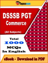 DSSSB PGT Commerce PDF Book In English