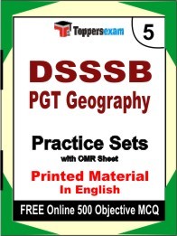 DSSSB PGT Geography Exam Practice Set Book in English