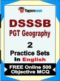 DSSSB PGT Geography Exam Practice Set Book in English