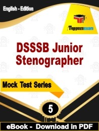 DSSSB Junior Stenographer  PDF Book In English - Practice Set