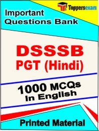 DSSSB PGT English  Book in English - Objective MCQ