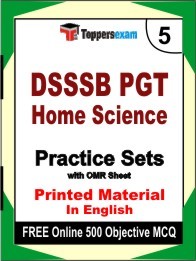 DSSSB PGT Home Science Book in English - Mock Test / Practice Set