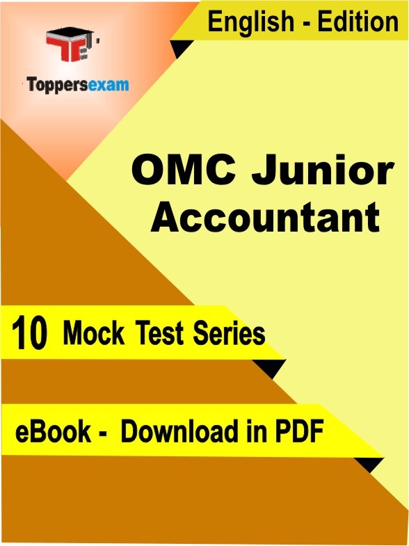 OMC Junior Accountant PDF Book In English - Mock Test/Practice Set