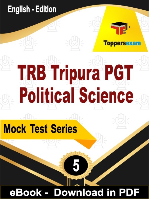 TRB Tripura PGT Political Science  PDF Book In English - Practice Set
