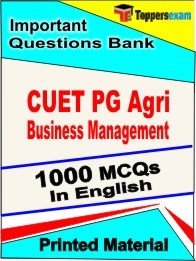 CUET PG Agri Business Management Book in English - Objective MCQ
